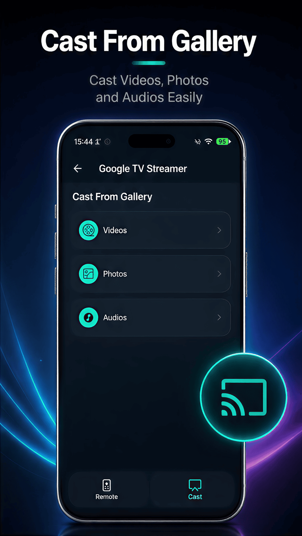 Universal Remote - All in One cast from gallery screen